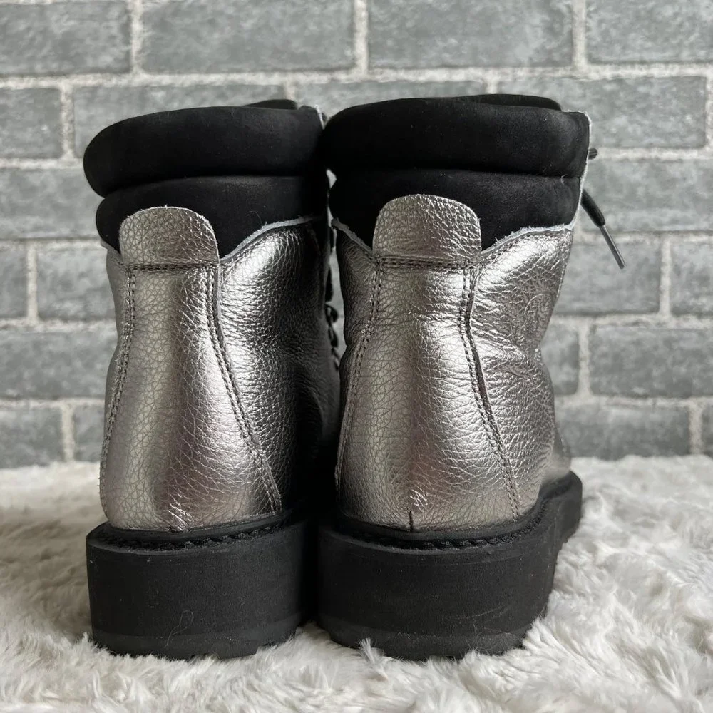 Diemme Monfumo Silver Pewter Combat Boots Size EU 40 - Picture 3 of 11